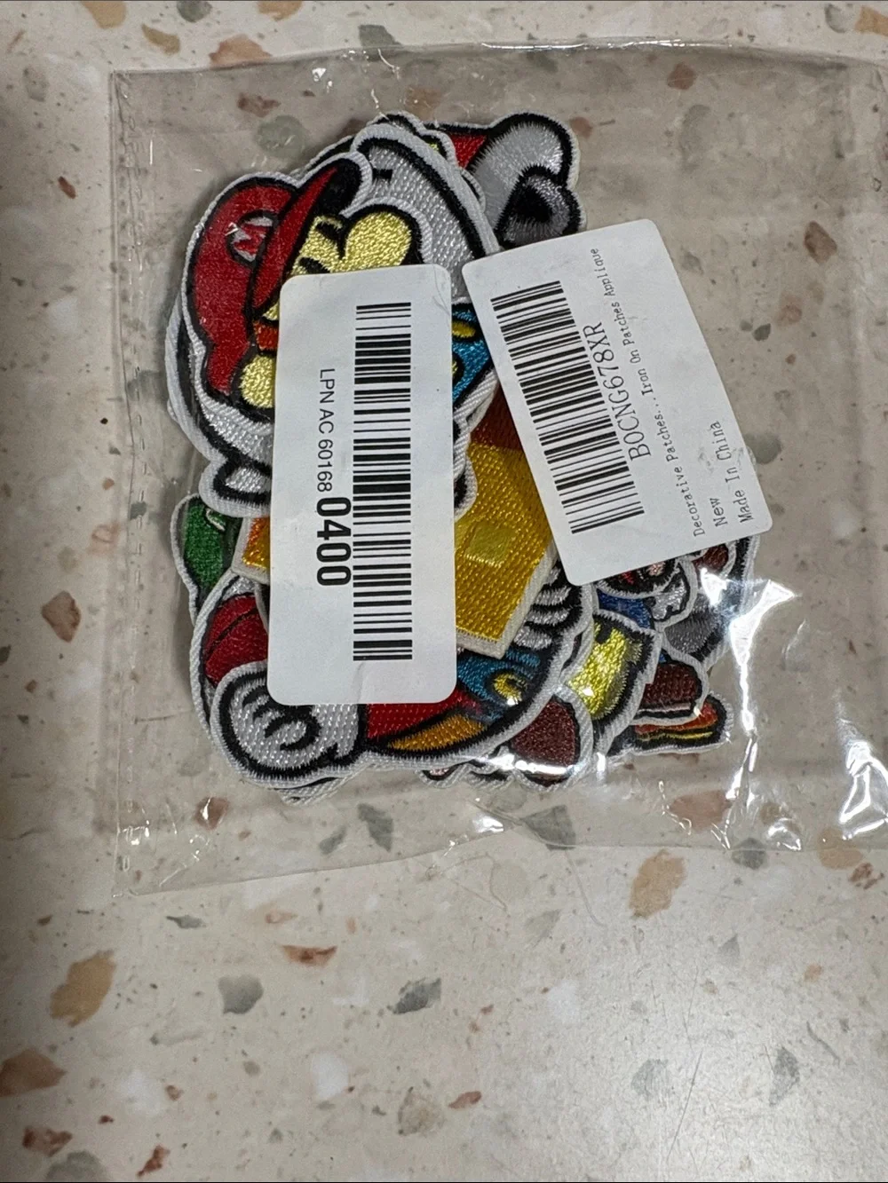 ✨Super Mario Bros Embroidered Iron-On Patches Set - 20 Pieces✨